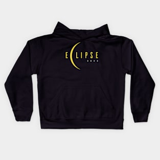 USA Eclipse 2024 April 8 Kids Hoodie